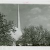 Fairgrounds - Landscaping - Trees in front of Trylon and Perisphere