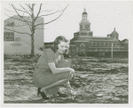 Fairgrounds - Landscaping - Woman planting flowers