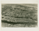 Fairgrounds - Pre-Construction - Aerial view of Fair site and Manhattan