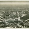 Fairgrounds - Pre-Construction - Aerial view of Fair site and Manhattan