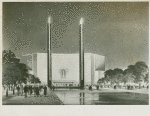Fairgrounds - Sketches, Maps and Plans - Means of Communication Building