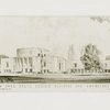 Fairgrounds - Sketches, Maps and Plans - New York State Building and Amphitheater
