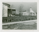 Fairgrounds - Wastebaskets outside of buildings