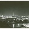Fairgrounds view at night