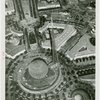 Fairgrounds - Views - Aerial - Trylon and Perisphere under construction