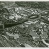 Fairgrounds - Views - Aerial - Home Building Center, Contemporary Arts and Home Furnishings Buildings in foreground