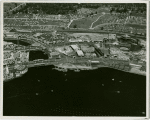 Fairgrounds - Views - Aerial - Amusement Zone with Fountain Lake in foreground