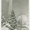 Fairgrounds - Snow - Trylon and Perisphere