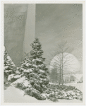 Fairgrounds - Snow - Trylon and Perisphere