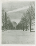 Fairgrounds - Snow - Trylon and Perisphere