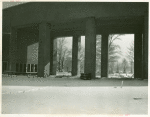 Fairgrounds - Snow - View from court of Medicine and Public Health Building