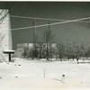 Fairgrounds - Snow - Trees with Communications Building under construction