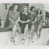 Fairgrounds - Visitors - Four women holding frogs