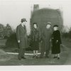 Fairgrounds - Visitors - Group in front of Perisphere construction