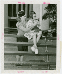 Fairgrounds - Visitors - Young girl with Fair guide