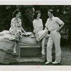 Fairgrounds - Visitors - Women sit on rock inscribed with Walt Whitman poem