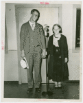 Fairgrounds - Visitors - Newlyweds at microphone