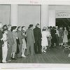 Fairgrounds - Visitors - Crowd in line at Maine Building