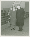 Fairgrounds - Visitors - Two men on bridge