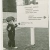Fairgrounds - Visitors - Child at directional sign