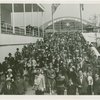 Fairgrounds - Visitors - Crowd in front of Long Island Rail Road Station