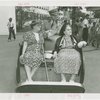 Fairgrounds - Visitors - Elderly - 95-year-old woman and niece