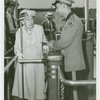 Fairgrounds - Visitors - Elderly - Woman at turnstile