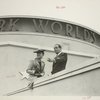 Fairgrounds - Visitors - Woman and man in front of Administration Building