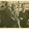 Fairgrounds - Visitors - Grover Whalen with George McInney and woman