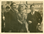 Fairgrounds - Visitors - Grover Whalen with George McInney and woman