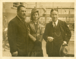 Fairgrounds - Visitors - Grover Whalen with George McInney and woman