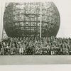 Fairgrounds - Visitors - Group in front of Perisphere construction