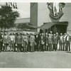 Fairgrounds - Visitors - Group of men in front of Administration Building