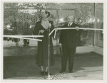 Fashion, World of - Eleanor Roosevelt and Harvey Gibson cut ribbon for World of Fashion exhibit