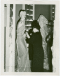 Fashion, World of - Mannequins - Woman pinning dress onto mannequin
