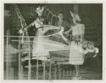 Fashion, World of - Models - Group on stairs