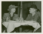 Fashion, World of - Models - Two women at lunch