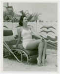 Fashion, World of - Models - Bathing Suits - Woman on lounge chair