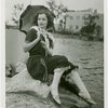 Fashion, World of - Models - Bathing Suits - Model on rock in front of water