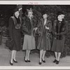Fashion, World of - Models - Coats - Group at Orbach Style show