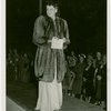 Fashion, World of - Models - Coats - Model on stage