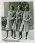 Fashion, World of - Models - Coats - Group models schoolgirl coats