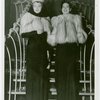 Fashion, World of - Models - Coats - Two models on stairs