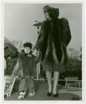 Fashion, World of - Models - Coats - Model and child