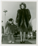 Fashion, World of - Models - Coats - Model and child