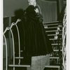 Fashion, World of - Models - Coats - Model on stairs
