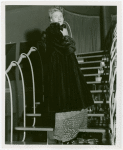 Fashion, World of - Models - Coats - Model on stairs