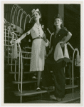 Fashion, World of - Models - Dresses - Two models pose on staircase