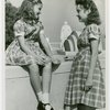 Fashion, World of - Models - Dresses - Girls pose in dresses for sisters