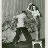 Fashion, World of - Models - Dressmaking - Man fits dress to model